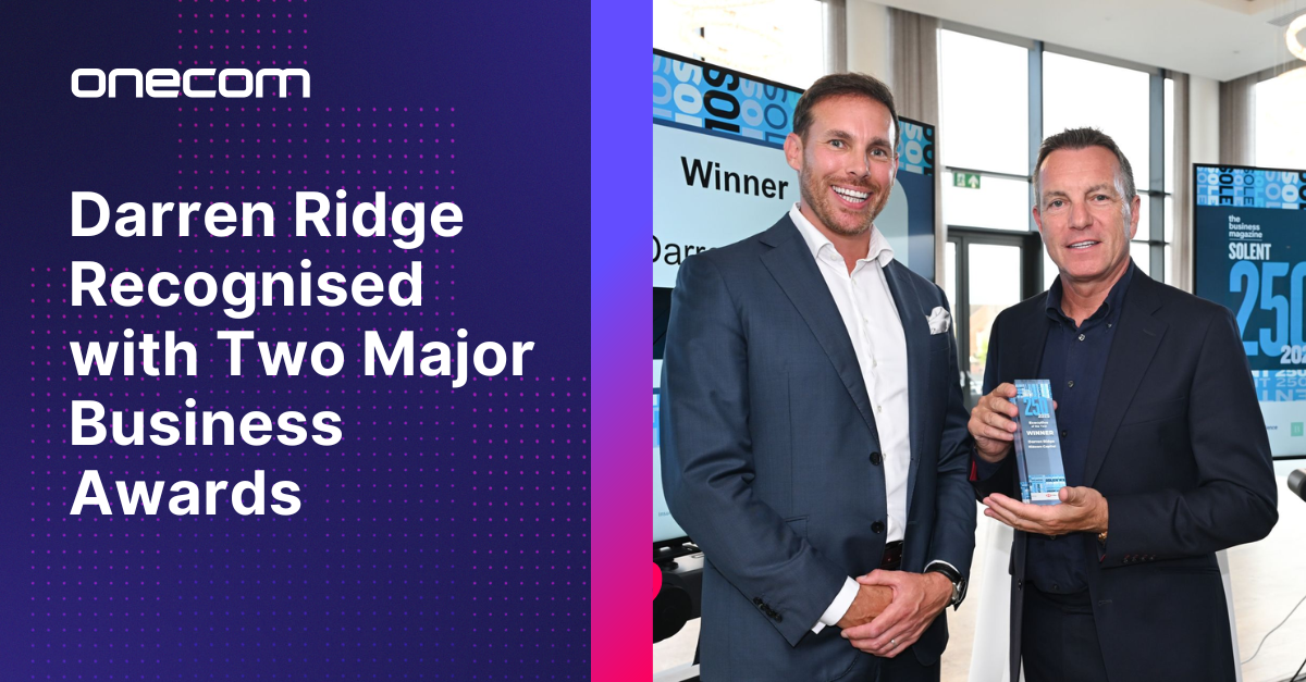 Darren Ridge Recognised with Two Major Business Awards