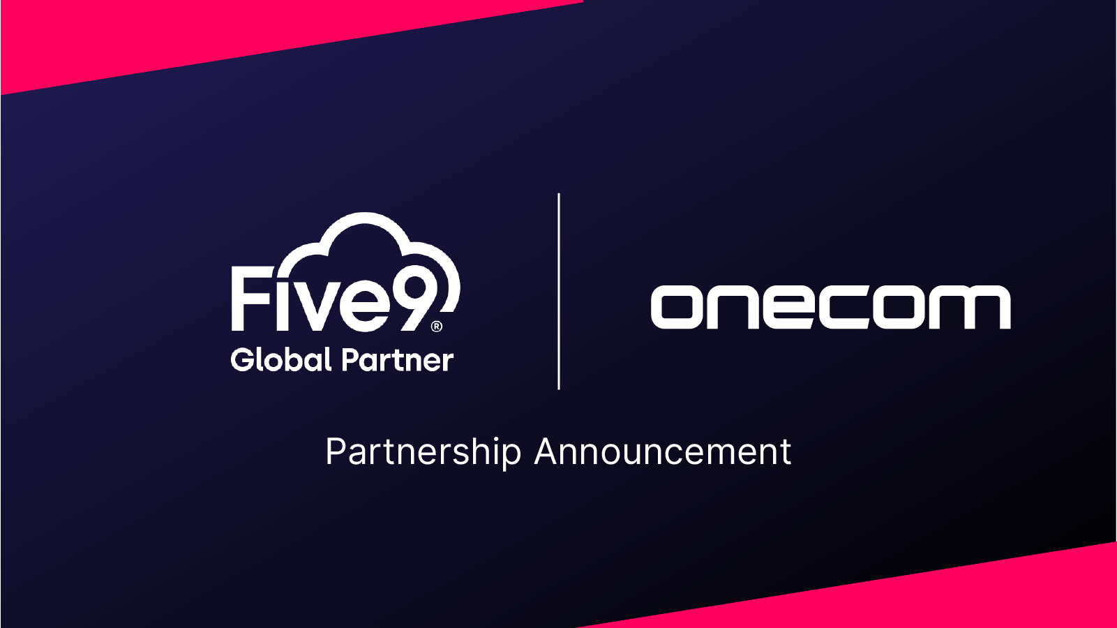 Onecom announces partnership with global contact centre leader Five9