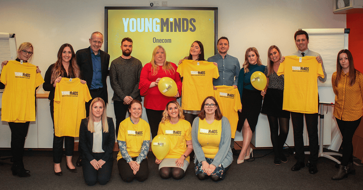 Onecom staff have chosen YoungMinds as their charity of the year