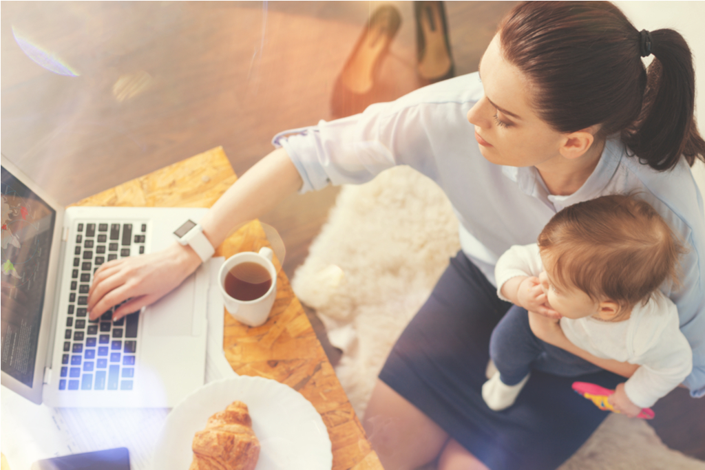 1 in 10 working mums set up their own businesses after maternity leave