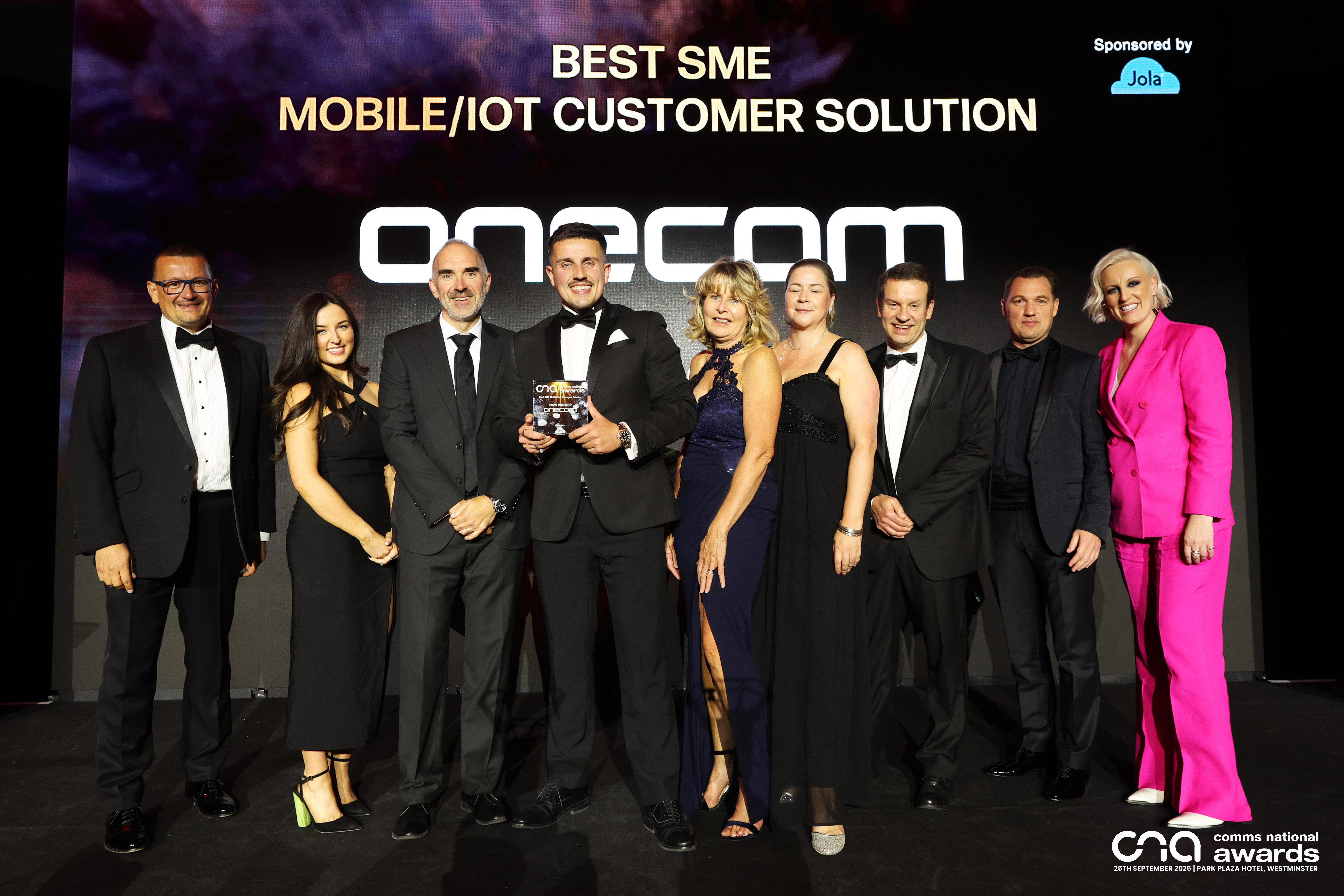 Onecom Wins Best SME Mobile/IoT Customer Solution at Comms National Awards 2025