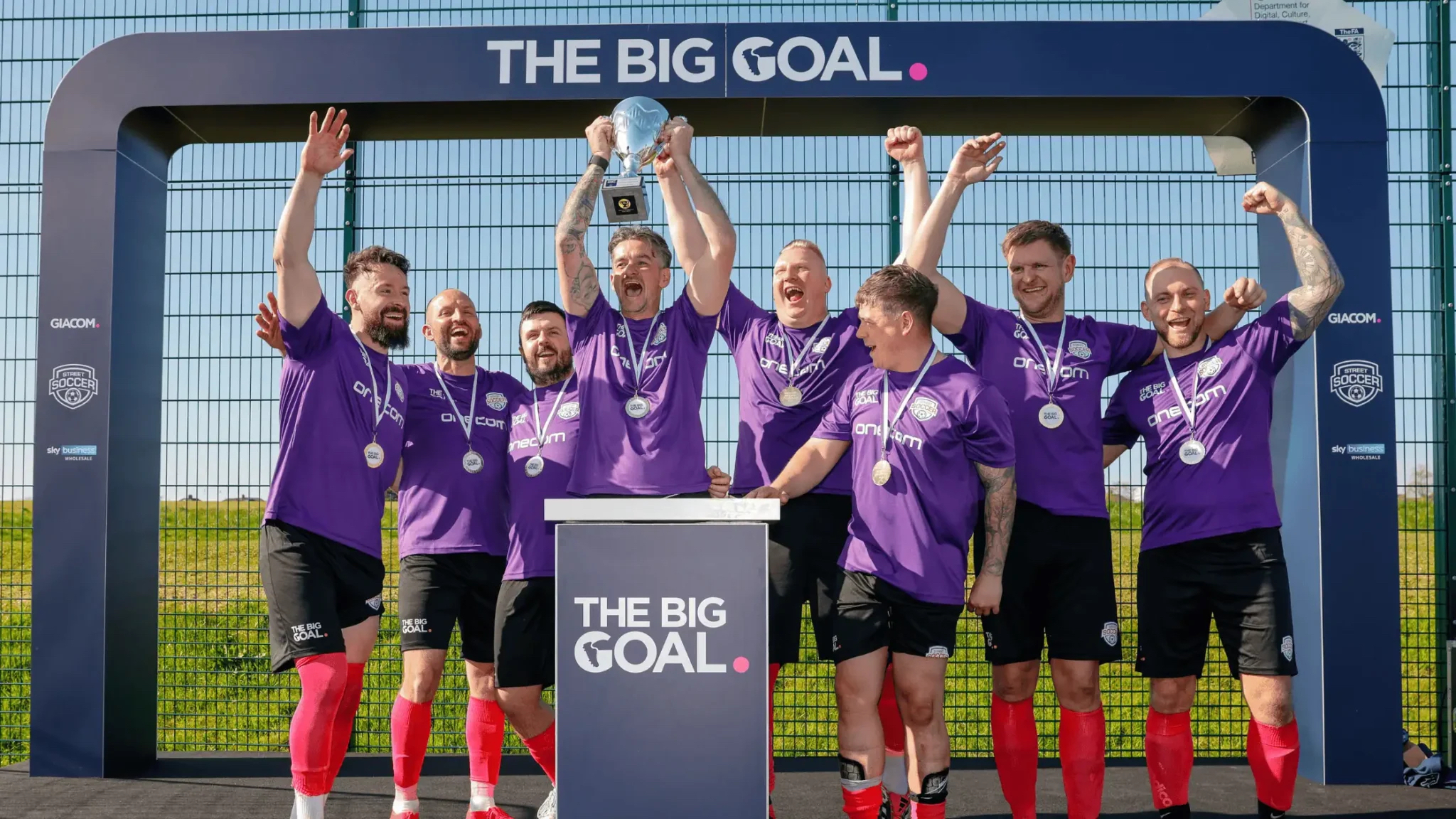 Onecom secures spot in final of national charity football tournament