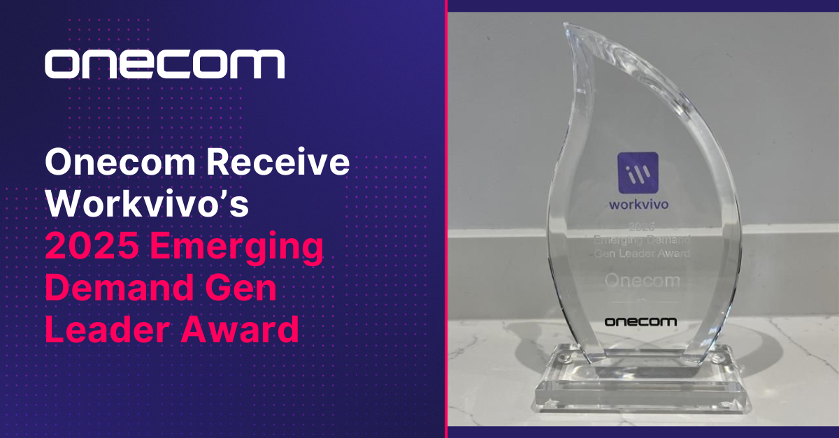 Onecom Receive Workvivo's 2025 Emerging Demand Gen Leader Award