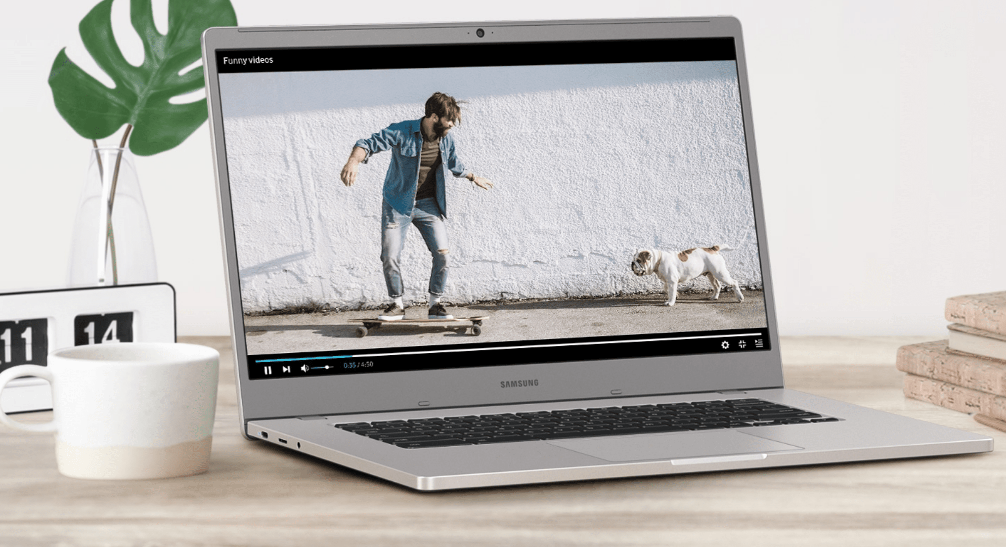 Work smarter with Samsung Chromebook 4 and 4+ - now available at Onecom