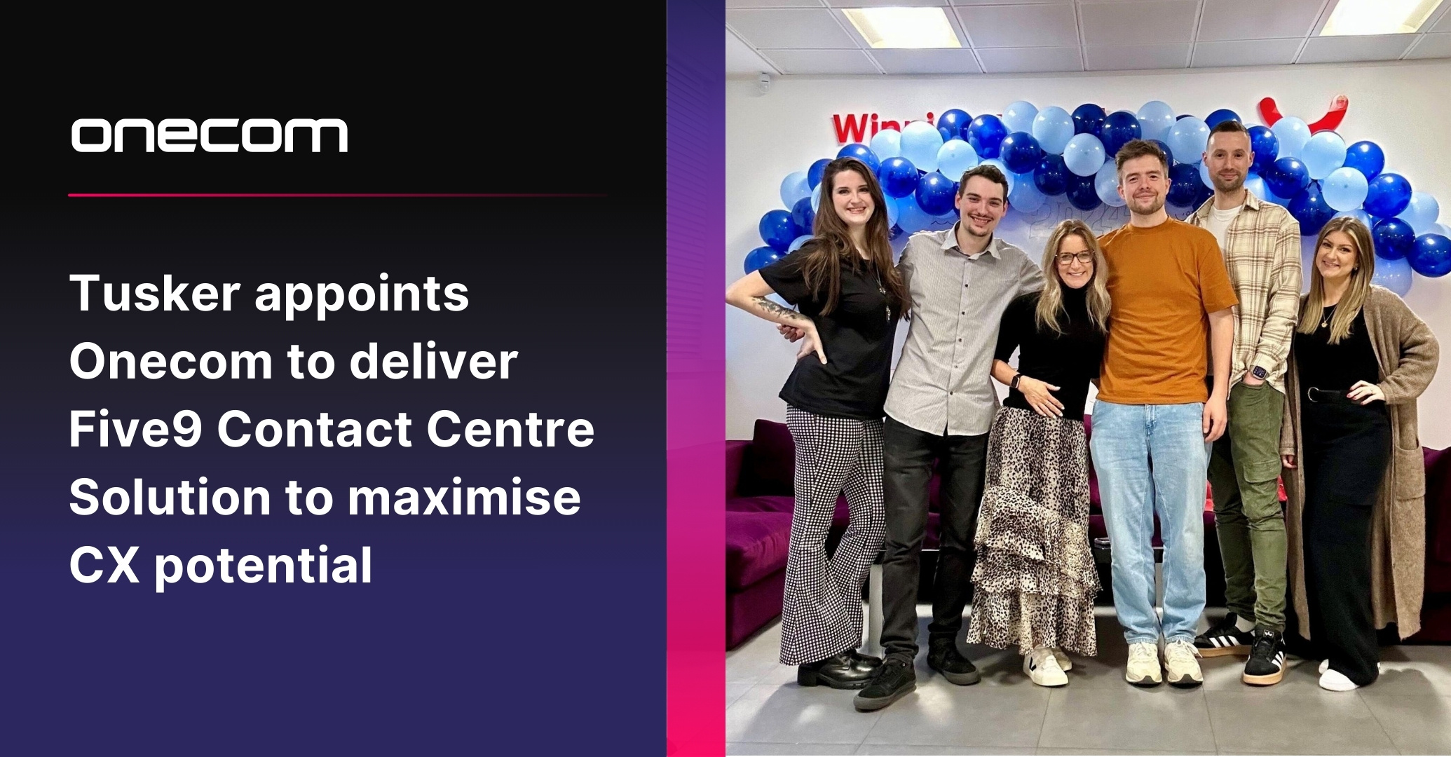 Tusker appoints Onecom to deliver Five9 contact centre solution to elevate customer engagement and drive operational efficiency